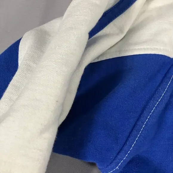 Italy Italia Jacket Mens Large Blue White Soccer Full Zip Track Top Stylo - Picture 5 of 16